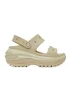 Crocs Mega Crush Sandal In Nude