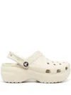 Crocs Classic Platform Lined Sabots Femmes Bone 36 In Neutral