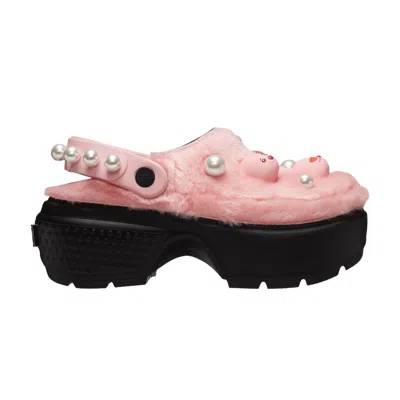 Pre-owned Crocs Loopy Zanmang X Stomp Clog 'pink' | Men's Size 9