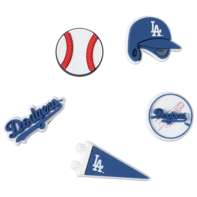 Crocs Los Angeles Dodgers Jibbitz (5-pack) In Multi