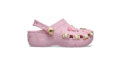 Crocs Loveshackfancy Classic Platform Clog In Pink