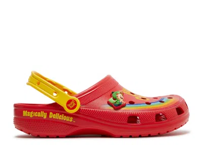 Crocs Classic Lucky Charms Clogs In Red