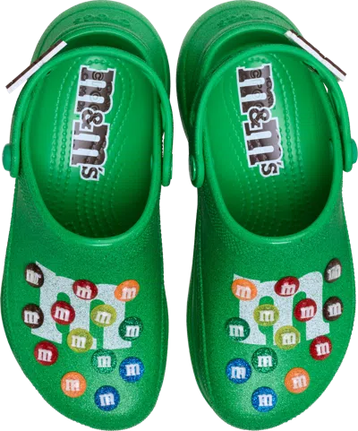 Crocs M&m's  Bae Clog; Multi Glitter, W6
