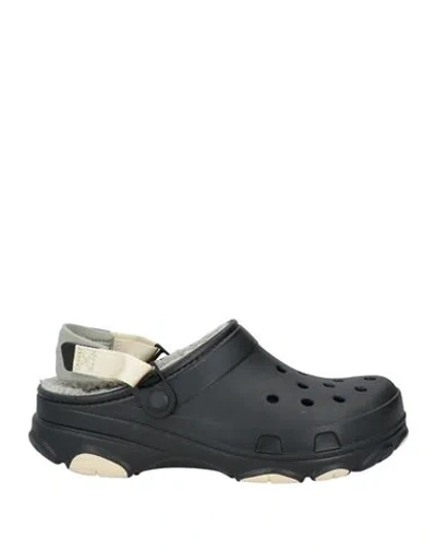 Crocs Man Mules & Clogs Black Size 8 Eva (ethylene - Vinyl - Acetate), Polyester