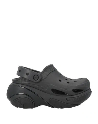 Crocs Man Mules & Clogs Black Size 8 Rubber