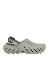 Crocs Man Mules & Clogs Grey Size 7 Eva (ethylene - Vinyl - Acetate)