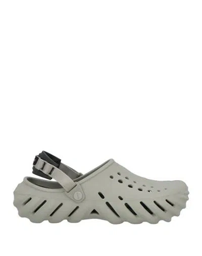 Crocs Man Mules & Clogs Grey Size 7 Eva (ethylene - Vinyl - Acetate) In Grey