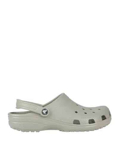 Crocs Man Mules & Clogs Grey Size 7 Plastic In Gray