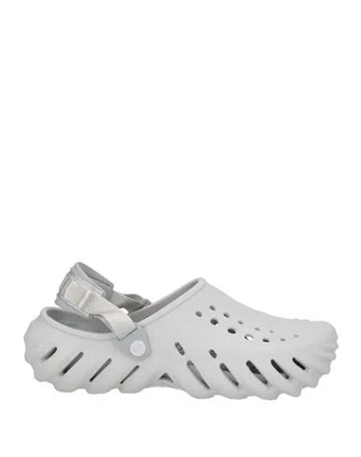 Crocs Man Mules & Clogs Light Grey Size 7 Eva (ethylene - Vinyl - Acetate)