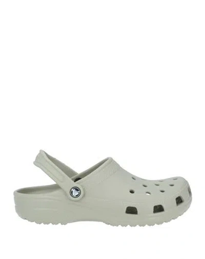 Crocs Man Mules & Clogs Light Grey Size 8 Plastic In Gray