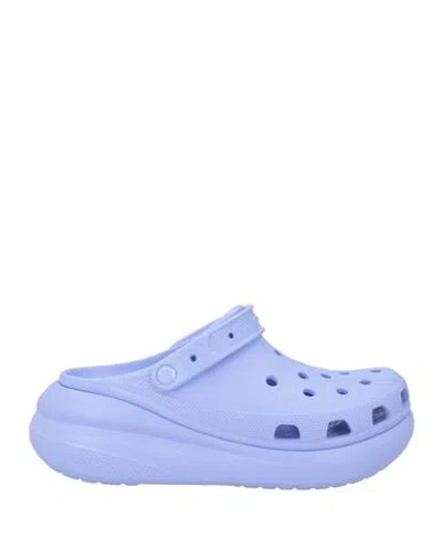 Crocs Man Mules & Clogs Lilac Size 9 Rubber In Multi