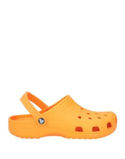 Crocs Man Mules & Clogs Orange Size 8 Eva (ethylene - Vinyl - Acetate) In Orange