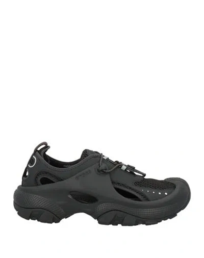 Crocs Man Sneakers Black Size 11 Synthetic Material