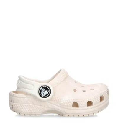 Crocs Kids' Marbled Classic Clogs In Neutral