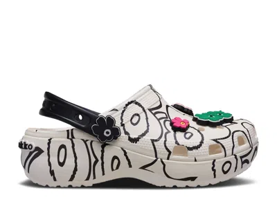 Crocs Marimekko X  Wmns Classic Platform Clog 'unikko Print' In White