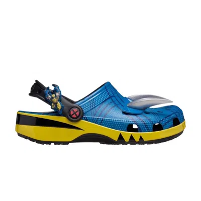 Pre-owned Crocs Marvel X Classic Clog 'wolverine' | Blue | Men's Size 5