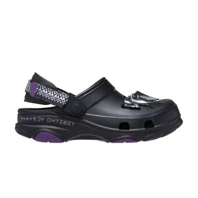 Pre-owned Crocs Marvel X  All-terrain Clog Kids 'black Panther' | Kid's Size 4