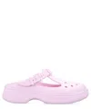 Crocs Mary Jane Clog Slippers In Pink