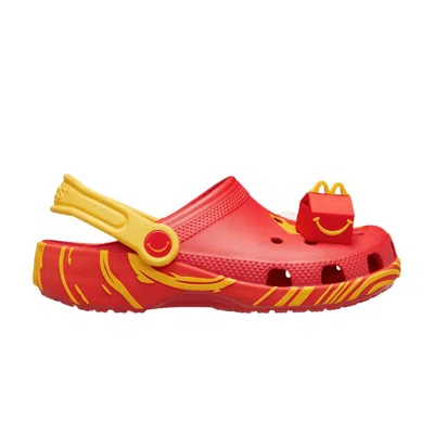 Pre-owned Crocs Mcdonald's X Classic Clog Kids 'happy Meal' | Red | Kid's Size 1