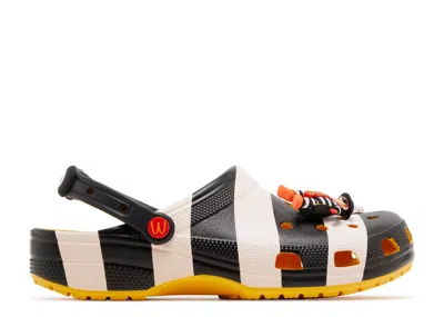 Crocs Mcdonald's X  Classic Clog 'hamburglar' In Black