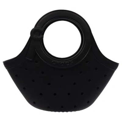 Crocs Womens Medium Eva Tote Bag With Handle & Buckle In Black
