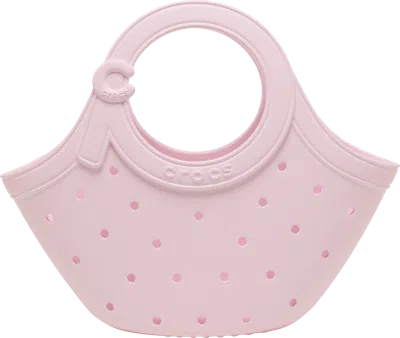 Crocs | Unisex |  Medium Handle Tote | Shoes | Pink Milk | Os