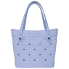 Crocs Medium Quilted Tote In Blue