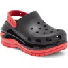 Crocs Mega Crush Clog In Black/varsity Red