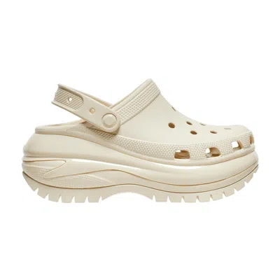 Pre-owned Crocs Mega Crush Clog 'bone' In Cream