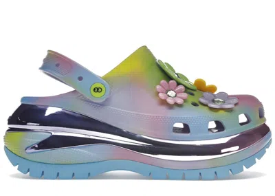 Pre-owned Crocs Mega Crush Clog Lazy Oaf New Dimensions Sneakers In Multi