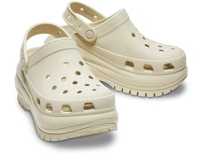 Crocs Mega Crush Clog Shoes Bone : In Brown
