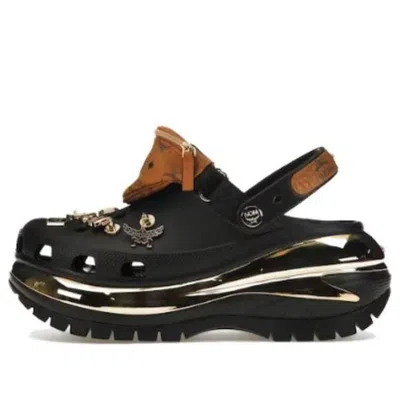 Crocs Mega Crush Clogs 'black Tan' In Multi