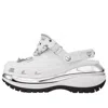 Crocs Mega Crush Clogs 'white Silver'
