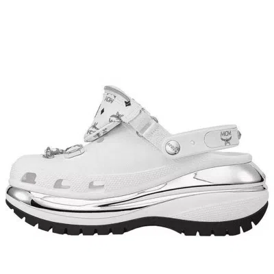 Crocs Mega Crush Clogs 'white Silver'