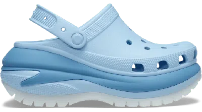 Crocs Mega Crush Matte Clog In Blue Calcite