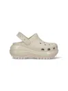 Crocs Off-white Mega Crush Clogs In Taupe