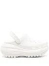 Crocs Mega Crush 90mm Clog Sandals In White