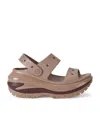 Crocs Mega Crush Sandals In Latte-brown In Brown