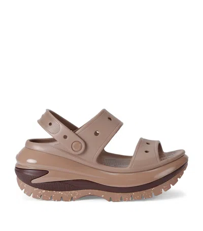 Crocs Mega Crush Sandals In Latte-brown In Neutral