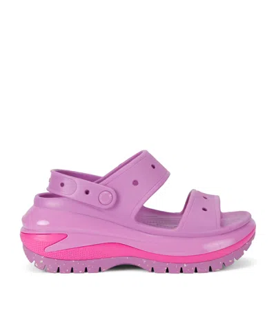 Crocs Pierced Detail High-heeled Sandals In Pink