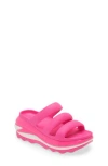 Crocs Three-strap Logo High-heeled Sandals