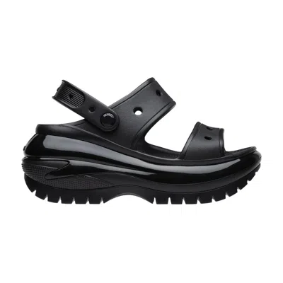 Pre-owned Crocs Mega Crush Sandal 'black'