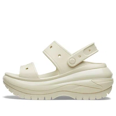 Crocs Mega Crush Sandal 'bone' In White