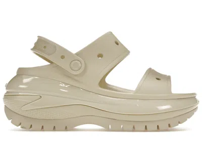 Pre-owned Crocs Mega Crush Sandal Sneakers In Bone