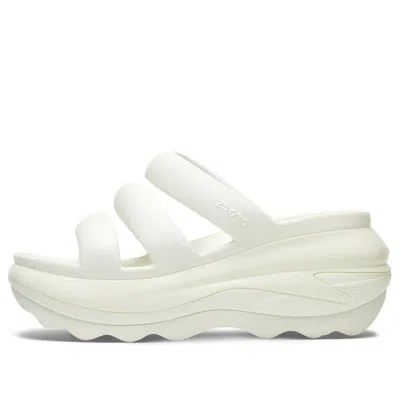 Crocs Mega Crush Triple Strap In Chalk