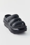 CROCS MEGA CRUSH TRIPLE STRAP SANDAL IN BLACK, WOMEN'S AT URBAN OUTFITTERS