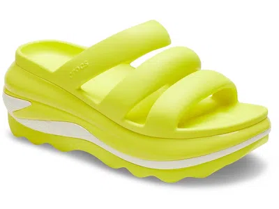 Crocs Mega Crush Triple Strap Sandal Sandals Acidity: Men's 4 - Women's 6 Medium In Green