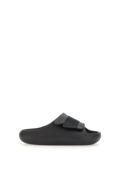 Crocs Mellow Luxe Recovery Sandals In Black