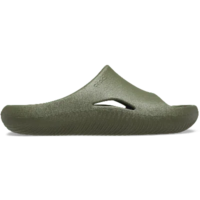 Crocs Unisex Mellow Recovery Slides In Green