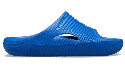 Crocs Mellow Tide Recovery Slide In Blue Bolt
